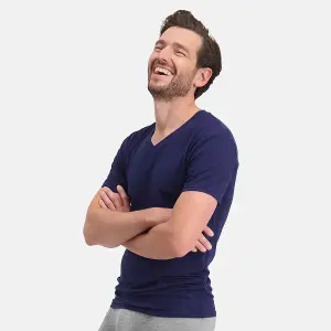 T-shirt με V λαιμόκοψη Bamboo Basics Velo (x2) image-2