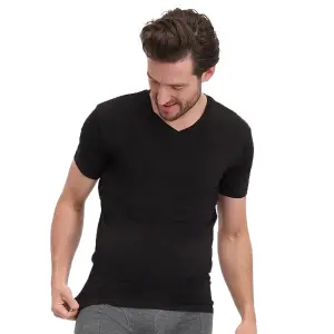 T-shirt με V λαιμόκοψη Bamboo Basics Velo (x2) image-0