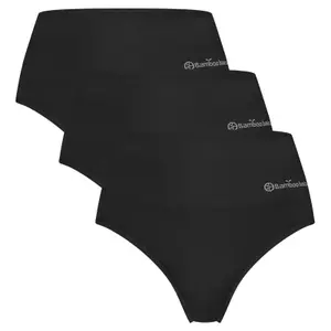 Tanga de cintura alta para mulher Bamboo Basics Zoey (x3) image-0