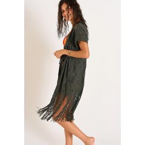 Women's dress Banana Moon Kimono Kaki Elvie Somerand image-3