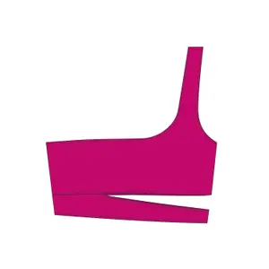 Haut de maillot de bain femme Banana Moon Asymo Spring image-0