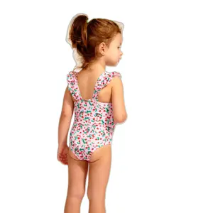 Baby girl 1-piece swimsuit Banana Moon B Tunes Liberri image-1