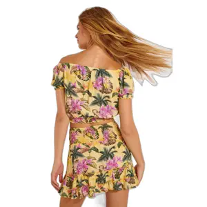 Ensemble aus Bluse und Rock für Frauen Banana Moon Binky Limetropi image-1