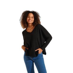 Trøje med v-hals til kvinder Banana Moon Brians Playback image-0