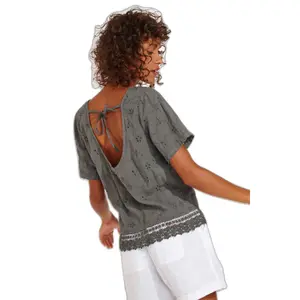 Women's T-shirt Banana Moon Fatu Cranberry image-1