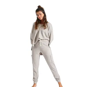 Pantalon de pyjama femme Banana Moon Howard Pebble image-0