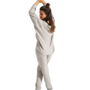 Pantalon de pyjama femme Banana Moon Howard Pebble image-1