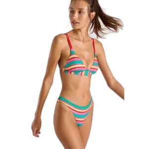 Haut de maillot de bain femme Banana Moon Julio Rainbowstripe image-3