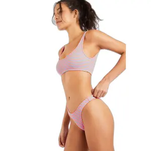 Women's swimwear stockings Banana Moon Naida Neonstripe image-0