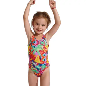 One-piece swimsuit for girls Banana Moon M Baloo Kaileia image-0