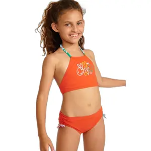 2-piece swimsuit for girls Banana Moon M Legos Drawing image-0