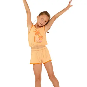 Girl's shorts Banana Moon M Loulou Whiteb image-0