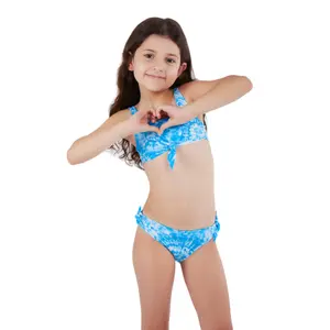 2-piece swimsuit for girls Banana Moon M Manouo Bluewa image-0