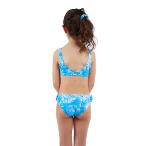 2-piece swimsuit for girls Banana Moon M Manouo Bluewa image-1