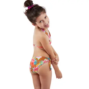 2-piece swimsuit for girls Banana Moon M Pawn Pearl image-1