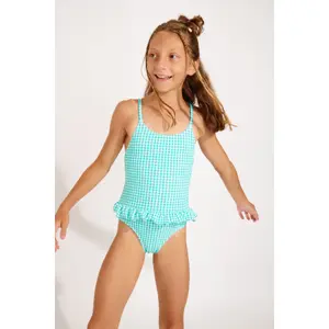 One-piece swimsuit for girls Banana Moon M Leafy Retro image-0