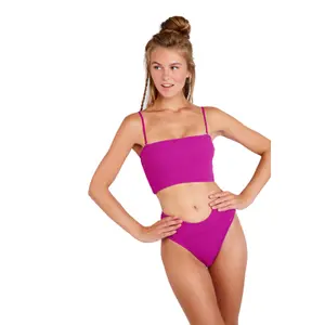 Haut de maillot de bain femme Banana Moon Nolo Scrunchy image-0