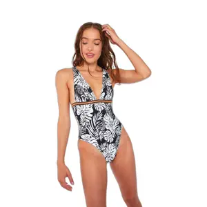 Badeanzug, einteilig, Damen Banana Moon Odalis Palmbree image-0
