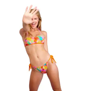 Fato de banho feminino top Banana Moon Ringo Sunfuzz image-0