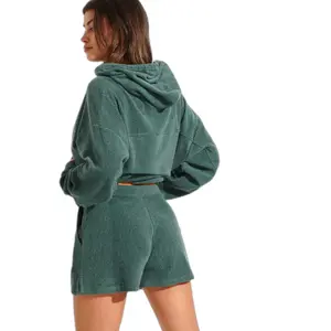 Pantalón corto mujer Banana Moon Short Vert Pike Keystone image-1