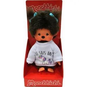 Plush Bandai Monchhichi Sweat Licorne image-2