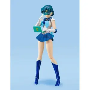 Beeldje Bandai Sailor Moon S.H. Figuarts Sailor Mercury Animation Color Edition image-1
