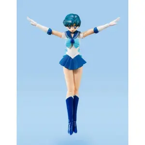 Beeldje Bandai Sailor Moon S.H. Figuarts Sailor Mercury Animation Color Edition image-2