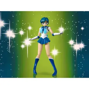 Beeldje Bandai Sailor Moon S.H. Figuarts Sailor Mercury Animation Color Edition image-4
