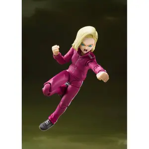 Figurine - dragon ball supe Bandai S.H. Figuarts Android 18 (Universe Survival Saga) image-2