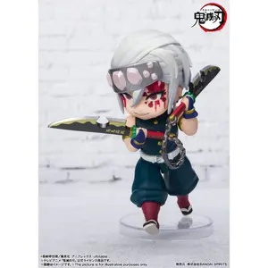 Figurine Bandai Demon Slayer : Kimetsu no Yaiba Figuarts mini Tengen Uzui Sound Breathing image-2