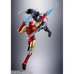 Figurina Bandai Tech-On Avengers S.H. Figuarts Venom Symbiote Wolverine image-2