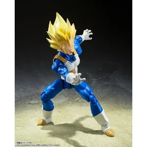 Figurine Bandai Dragon Ball Z S.H. Figuarts Super Saiyan Vegeta (Awakened Super Saiyan Blood) image-3
