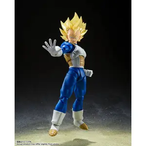 Figurine Bandai Dragon Ball Z S.H. Figuarts Super Saiyan Vegeta (Awakened Super Saiyan Blood) image-6