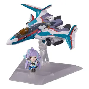 Vehicle with figure Bandai Macross Delta Tiny 31C Siegfried Mikumo Guynemer image-0