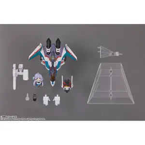 Vehicle with figure Bandai Macross Delta Tiny 31C Siegfried Mikumo Guynemer image-2