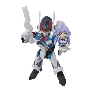 Vehicle with figure Bandai Macross Delta Tiny 31C Siegfried Mikumo Guynemer image-3