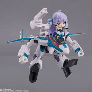 Vehicle with figure Bandai Macross Delta Tiny 31C Siegfried Mikumo Guynemer image-6