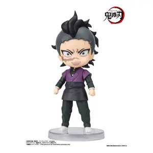 Collectible figurine Bandai Demon Slayer Kimetsu no Yaiba mini Genya image-0