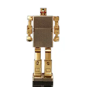 Figurina Bandai Golden Warrior Gold Lightan Diecast Soul of Chogokin GX-32SP Gold Lightan 50th Anniversary Ver.