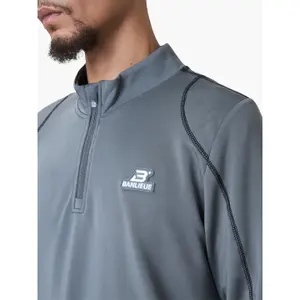 1/2-Zip-Trainingsjacke Banlieue Contrast Stitch image-1