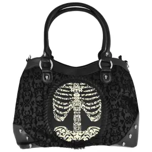 Mala de mão de mulher Banned Victorian Rib Cage image-0