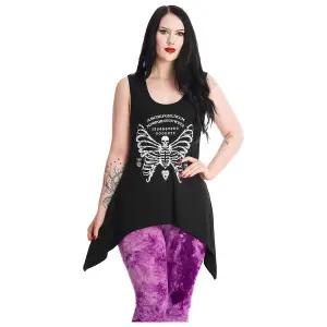 Women's t-shirt dress Banned Skeleton Wings image-0