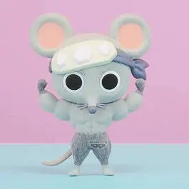Figurine Banpresto Demon Slayer Kimetsu no Yaiba Fluffy Puffy Star Mice Ver A image-2