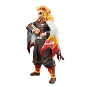 Figurine Banpresto Demon Slayer Kimetsu no Yaiba Kyojuro Rengoku Grandista image-2