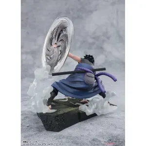 Estátua Banpresto Naruto Shippuden Sasuke Uchiha the Light & Dark of the Mangekyo Sharingan Figuarts Zero image-4