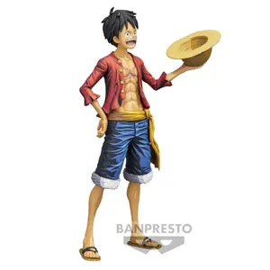 Estátua Banpresto One Piece Grandista Nero D. Luffy Monkey image-1
