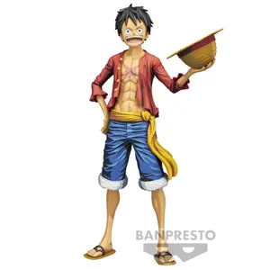 Estátua Banpresto One Piece Grandista Nero D. Luffy Monkey image-3