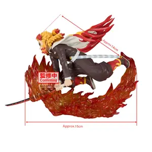 Vibration Stars Kyojuro Rengoku Figure Banpresto Demon Slayer Kimetsu no Yaiba image-2
