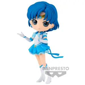 Child collector's figurine Banpresto Pretty Guardian Sailor Moon Cosmos the Movie Eternal Sailor Mercury ver.A Q posket image-0