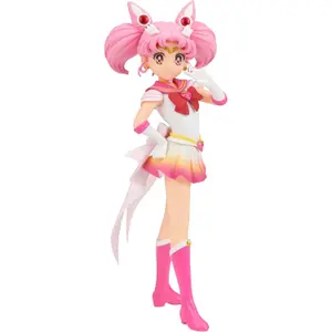 Figurine Banpresto Pretty Guardian Sailor Moon Eternal The Movie Glitter & Glamours Super Sailor Chibi Moon ver.A image-0